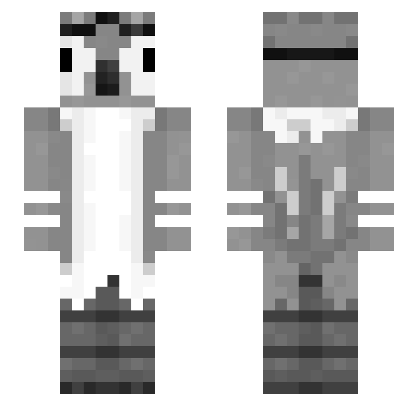 p0tr__ Minecraft skin, front and back view