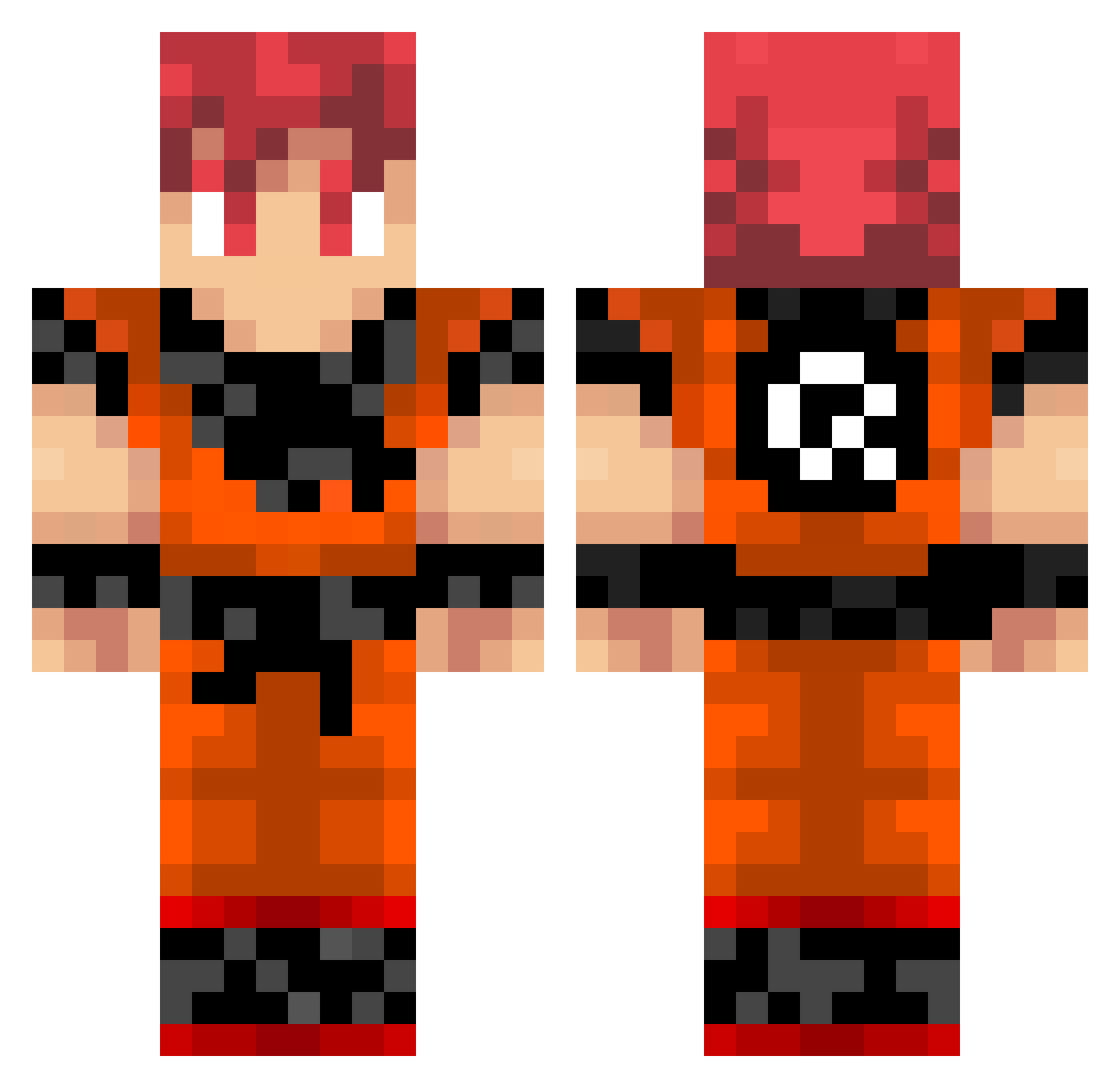 Tamale_Boy Minecraft skin, front and back view