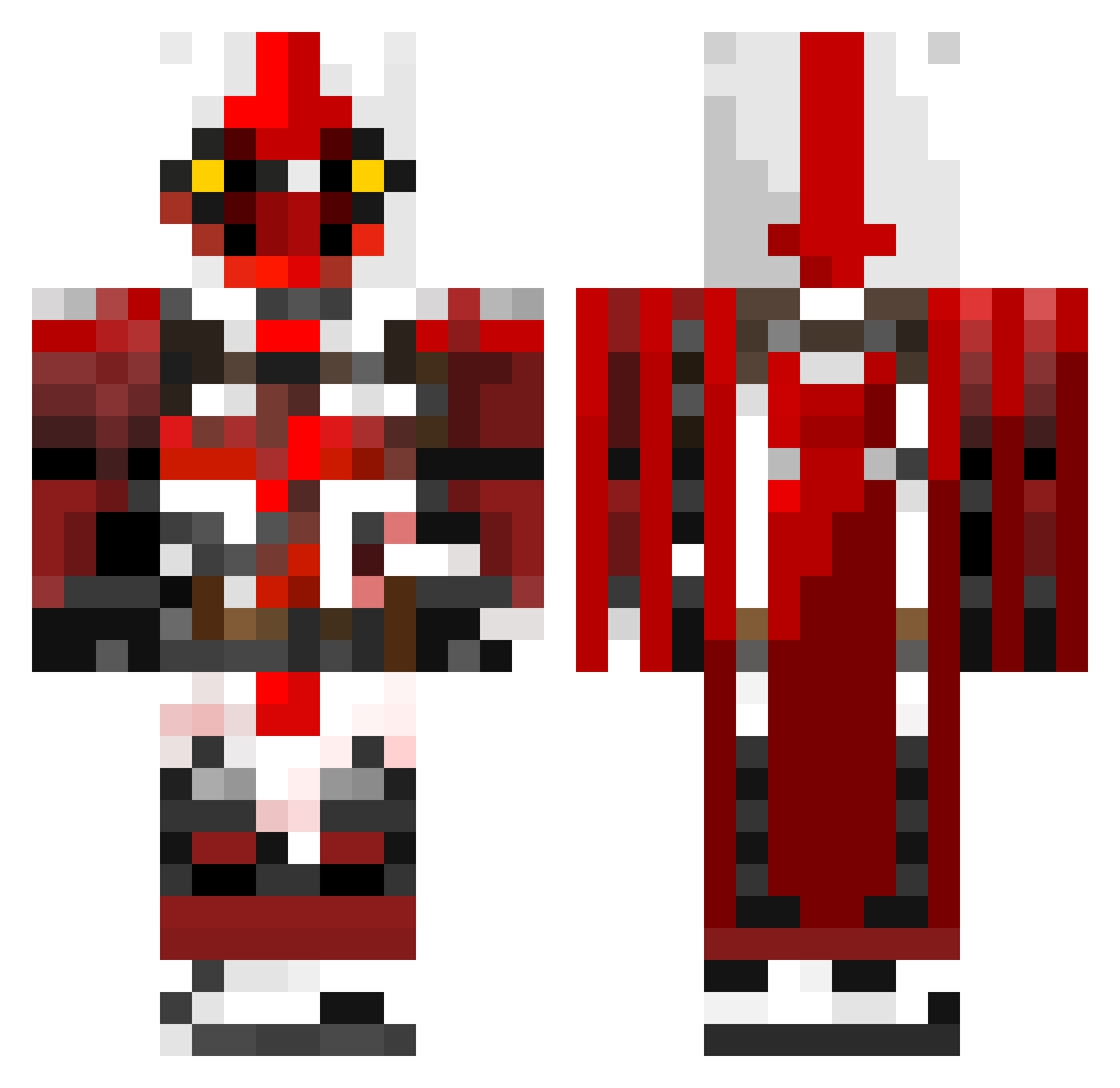 yaydin_ Minecraft skin, front and back view