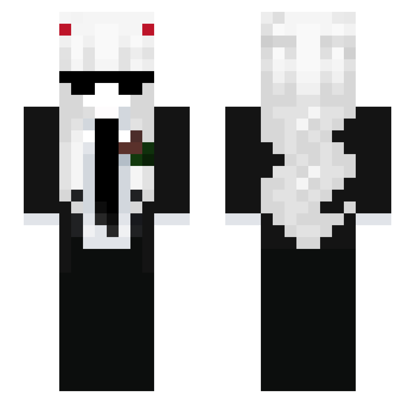 vinai101 Minecraft skin, front and back view