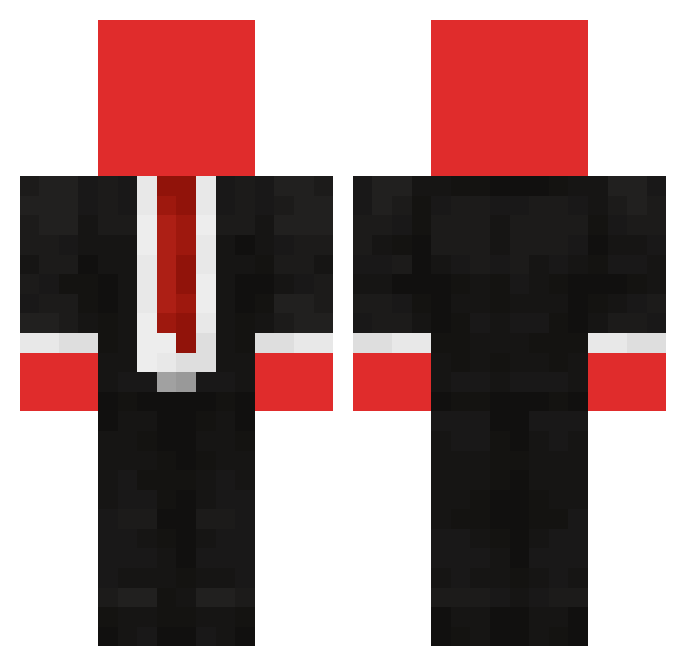 katalizma Minecraft skin, front and back view