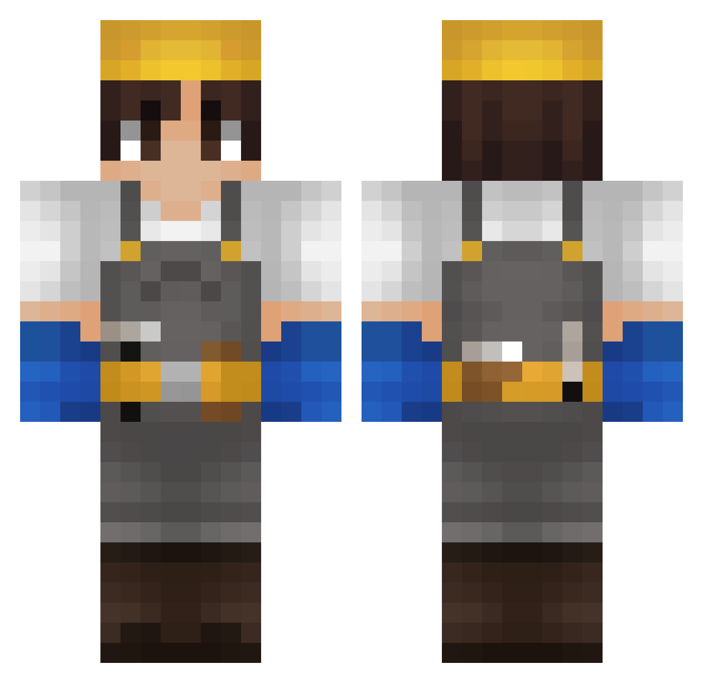 d33serz Minecraft skin, front and back view