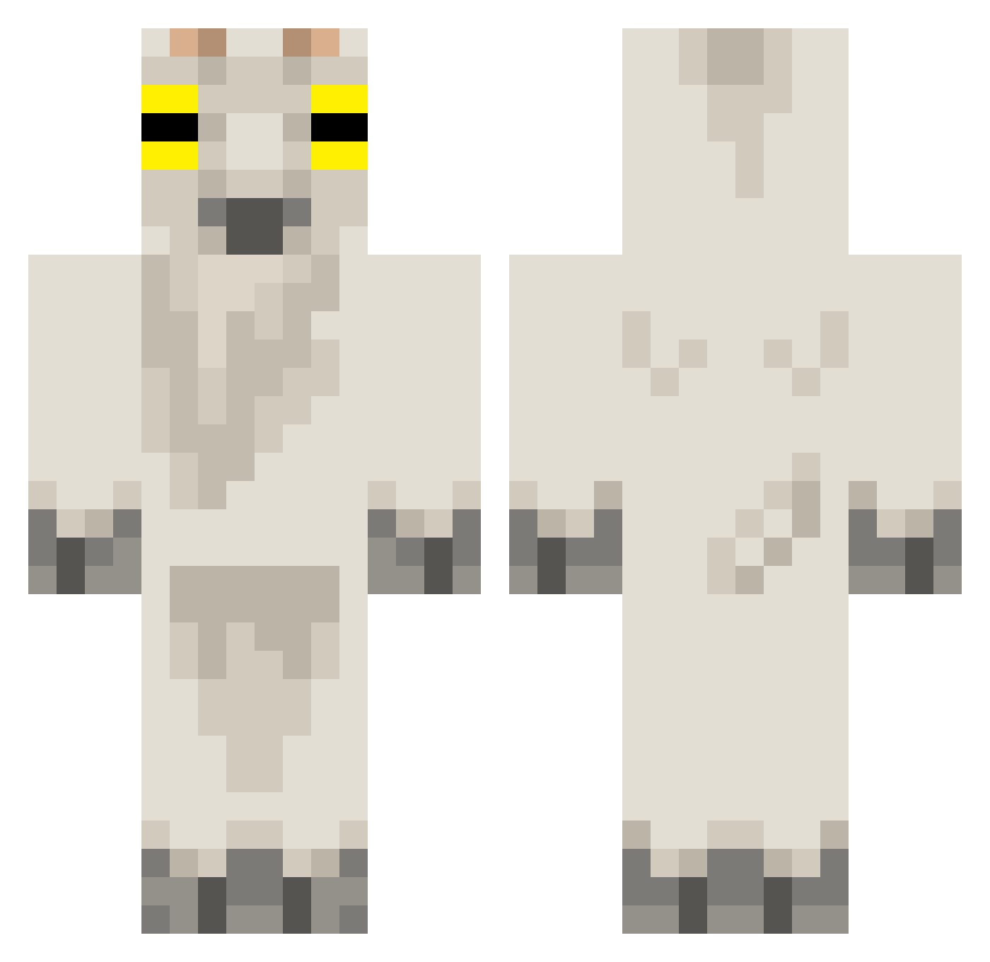 Boomii_6 Minecraft skin, front and back view
