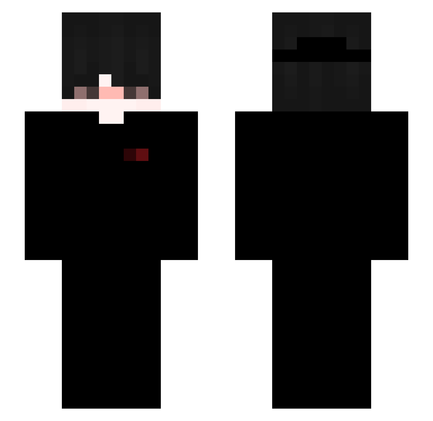 woldesjj Minecraft skin, front and back view