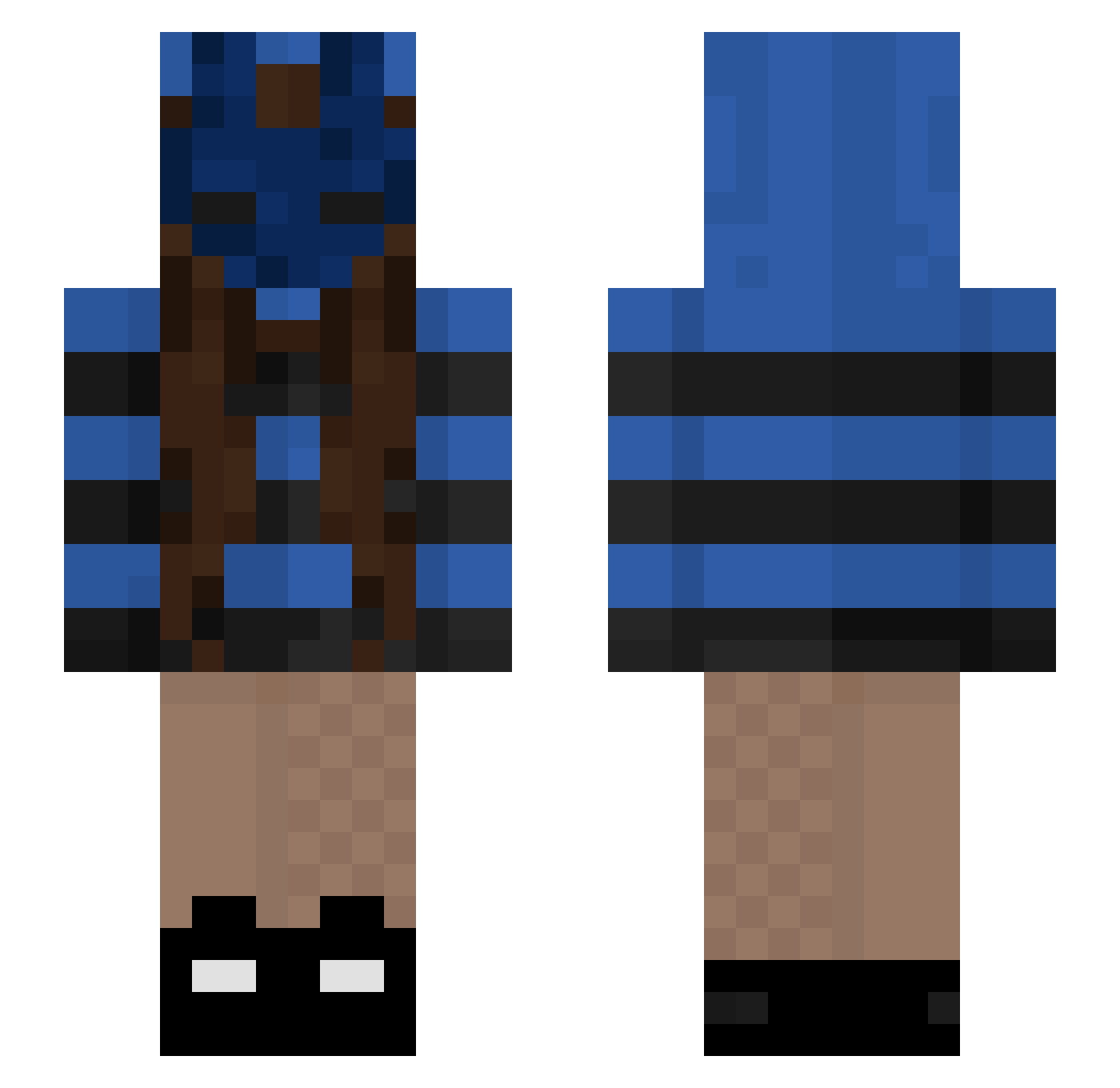 _xaociao_ Minecraft skin, front and back view