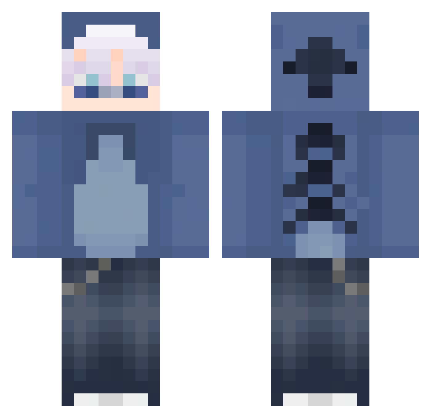 shadow__cloud Minecraft skin, front and back view