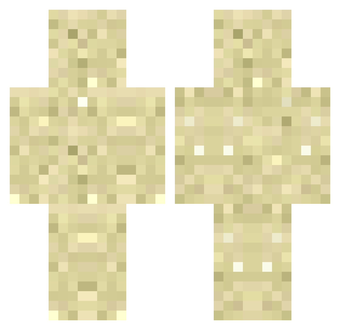 QuarantineAppeal Minecraft skin, front and back view