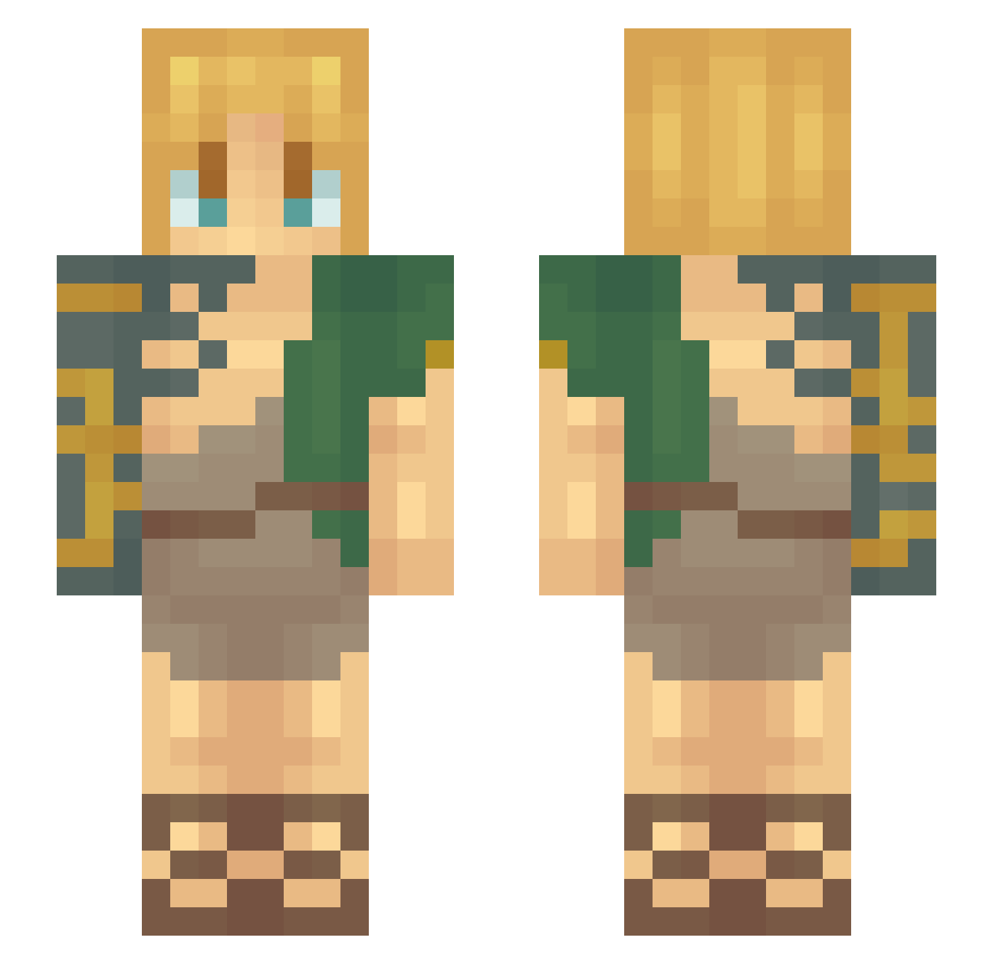 Mr_Sheep98 Minecraft skin, front and back view