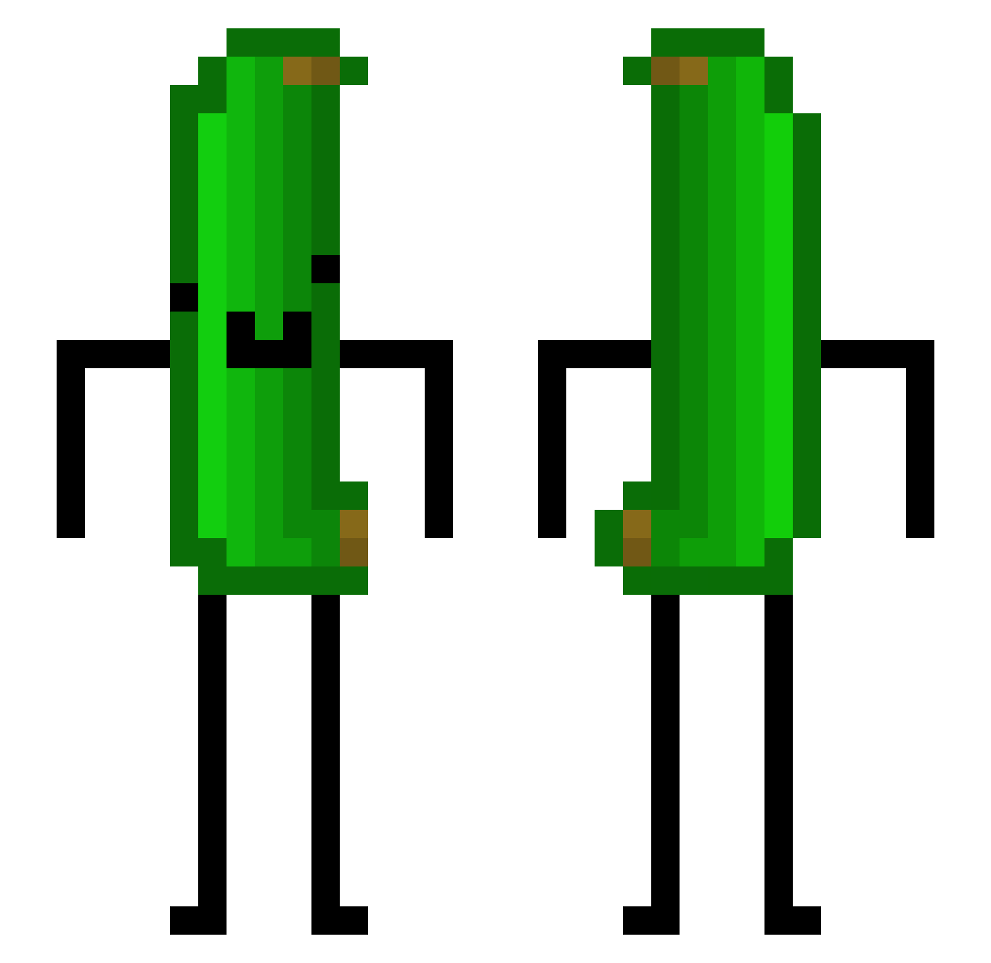 jinsihoon Minecraft skin, front and back view