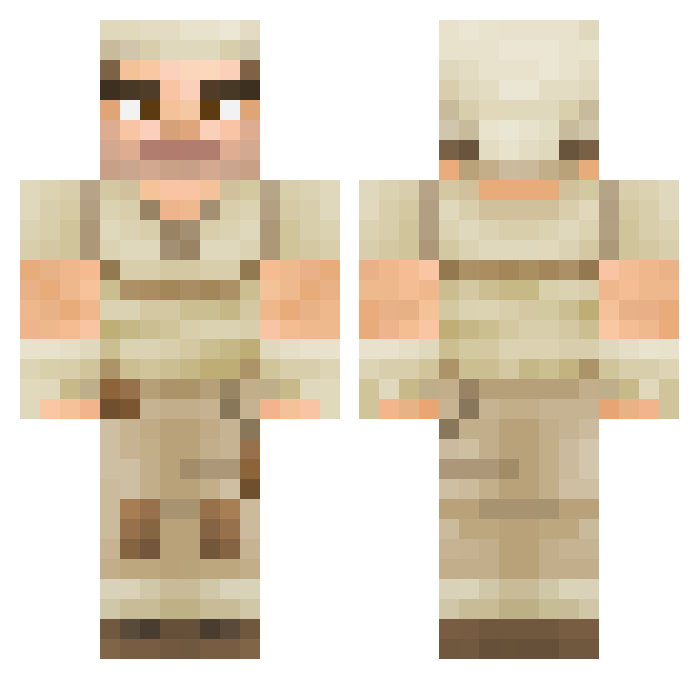 valerio_209 Minecraft skin, front and back view