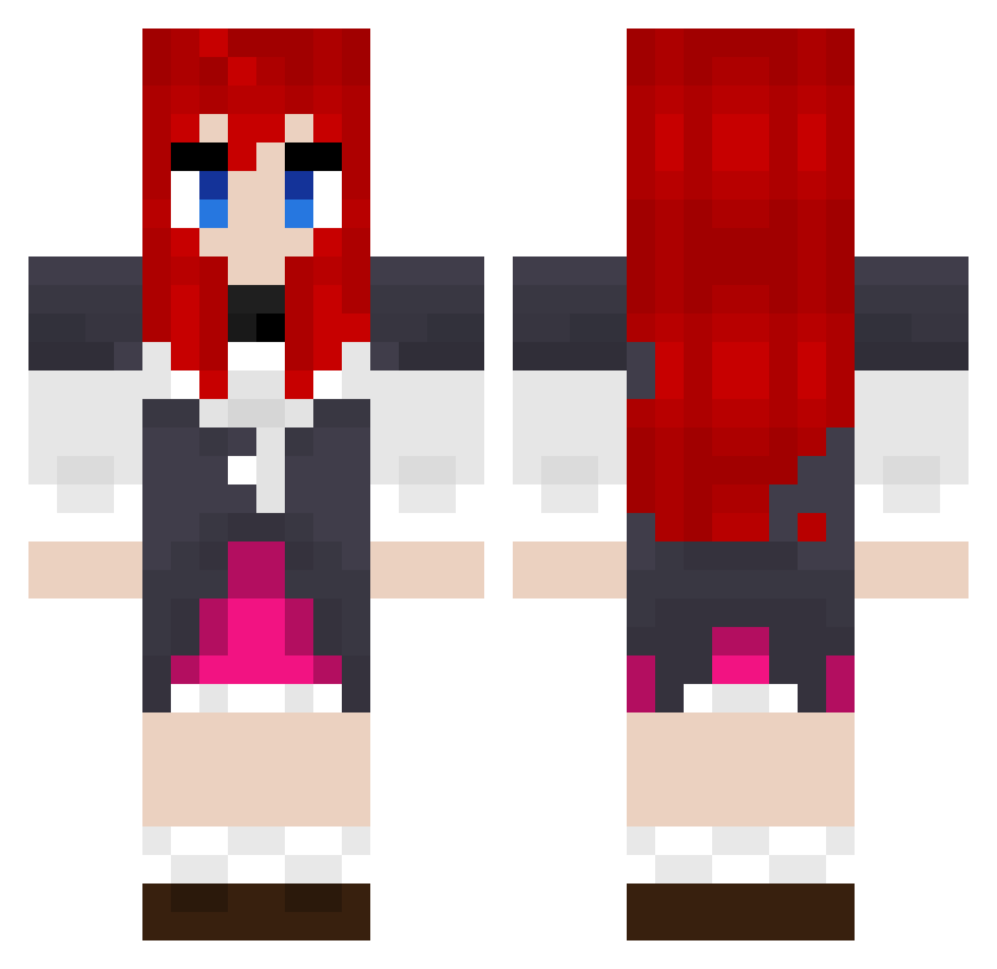 CidolfusTheGreat Minecraft skin, front and back view