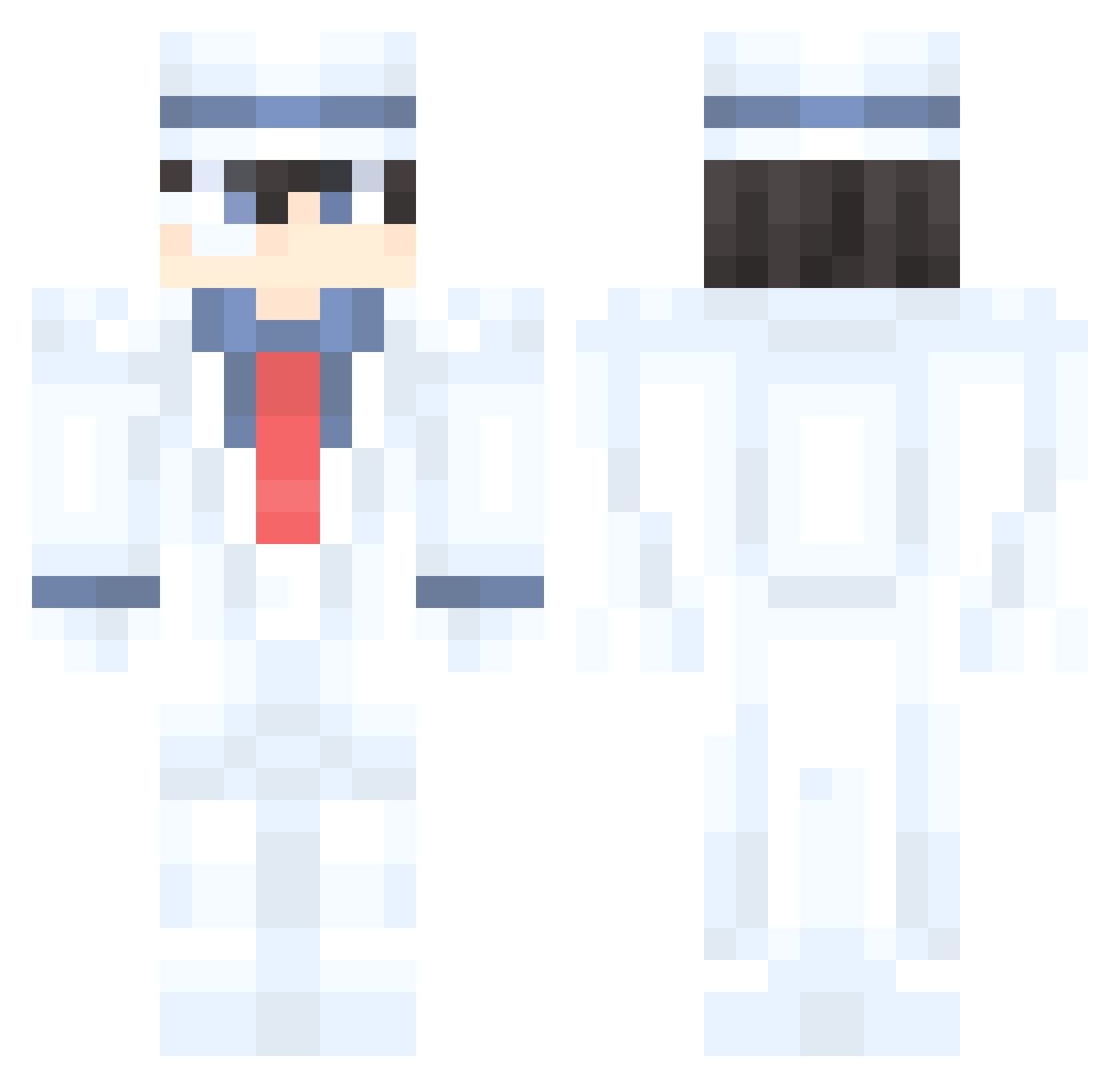 liang34 Minecraft skin, front and back view