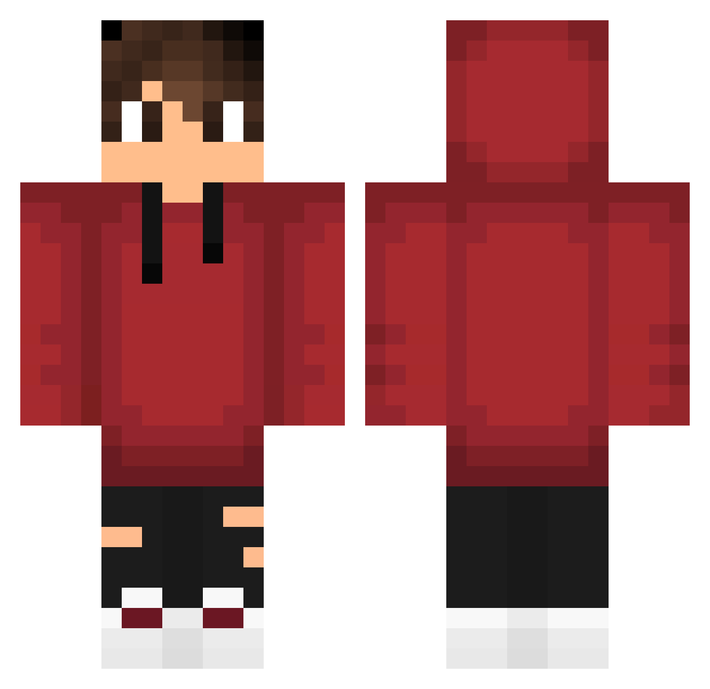 Tommmyyyyy Minecraft skin, front and back view