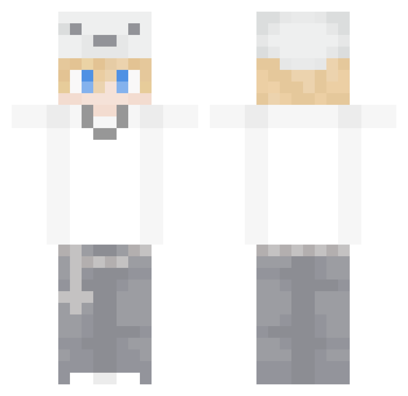 pahvi_ Minecraft skin, front and back view