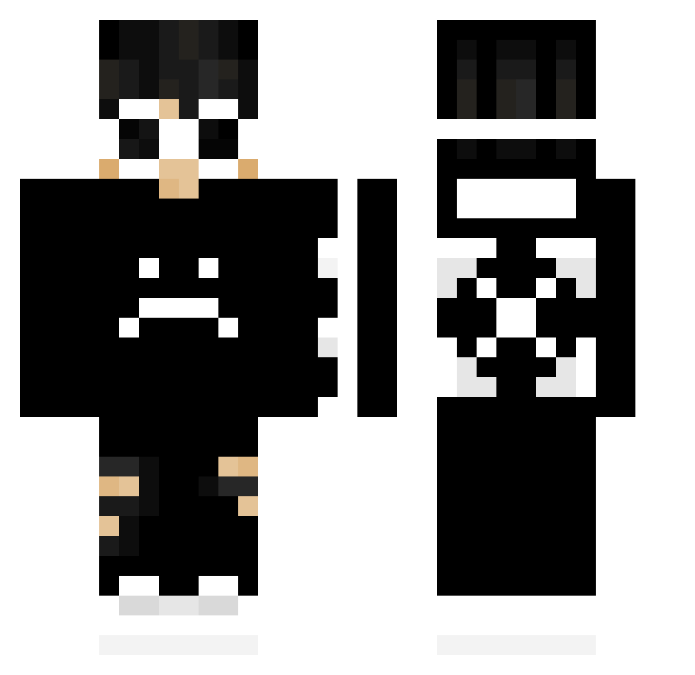 DougDonsky Minecraft skin, front and back view