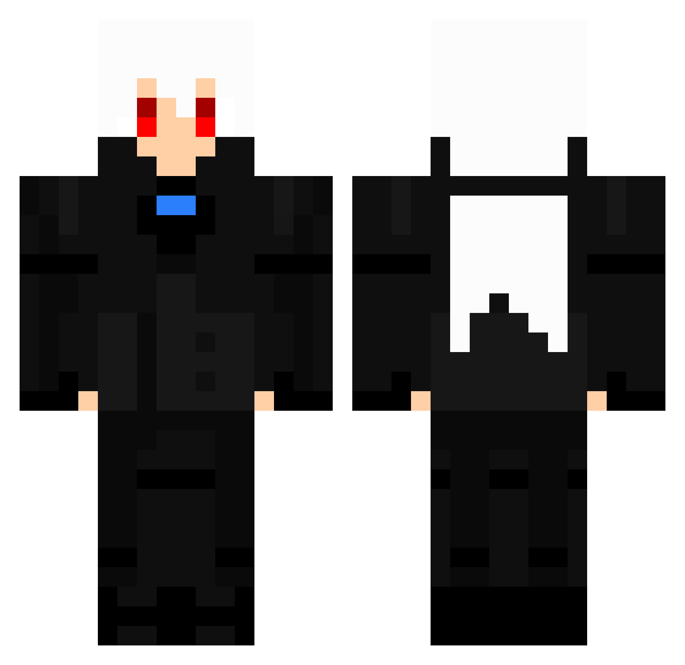 bone__0815 Minecraft skin, front and back view