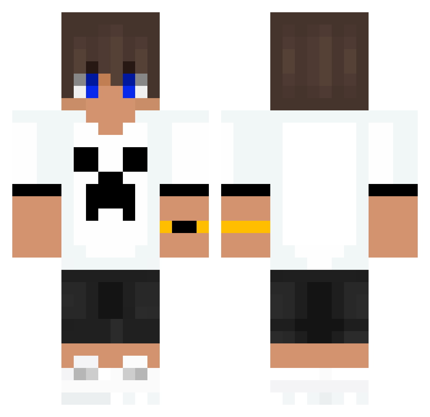 super_art_YT Minecraft skin, front and back view