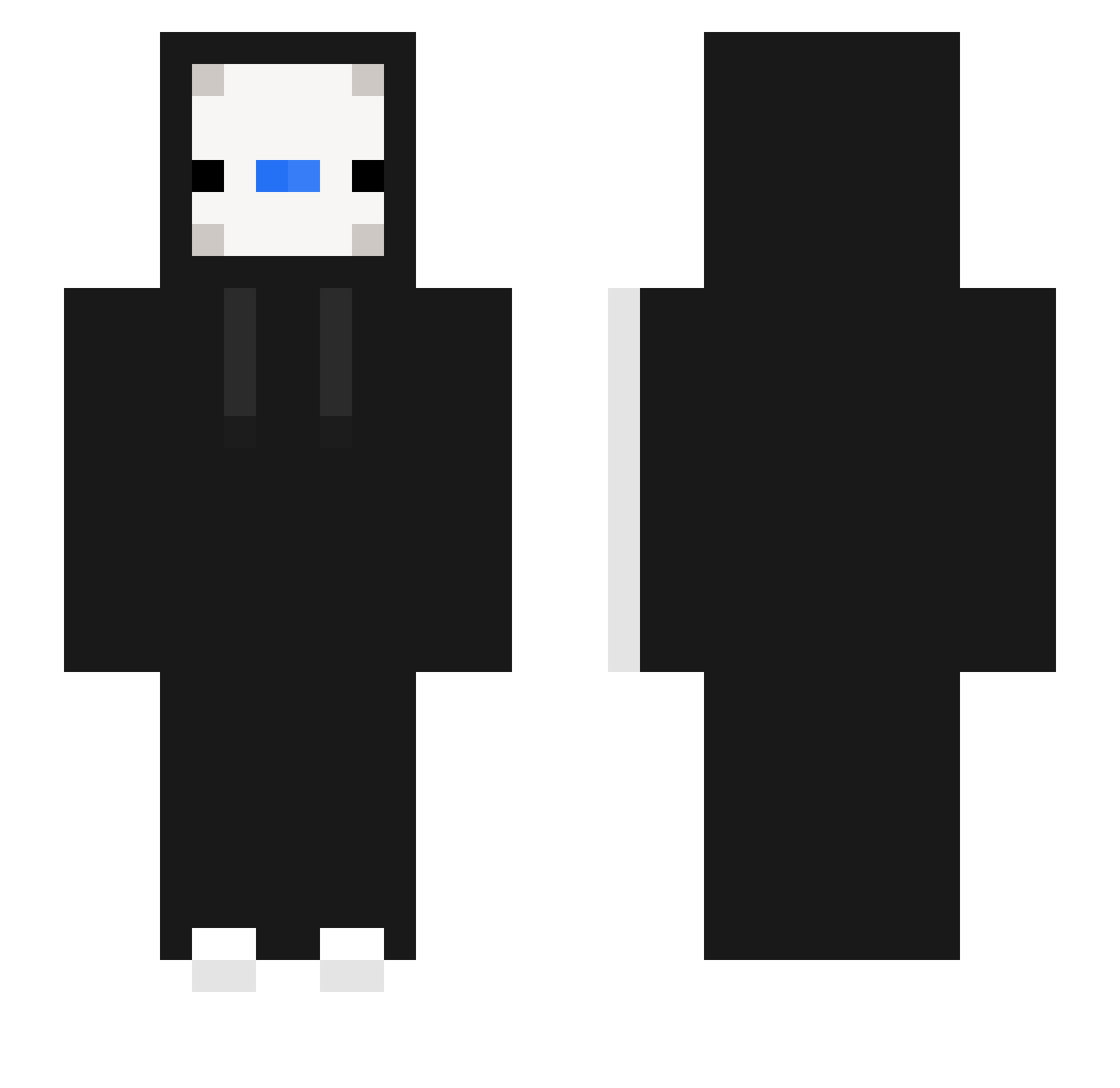 O_tt55 Minecraft skin, front and back view