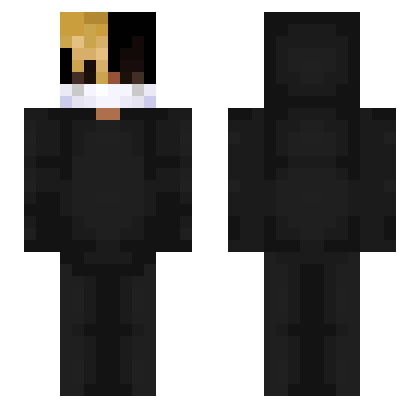 rpkelley25 Minecraft skin, front and back view