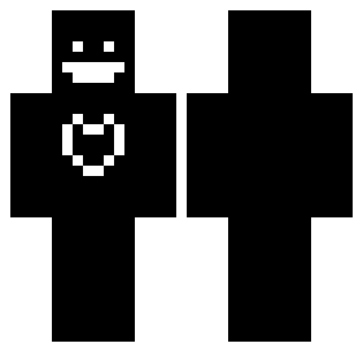 GrimoireOfStolas Minecraft skin, front and back view