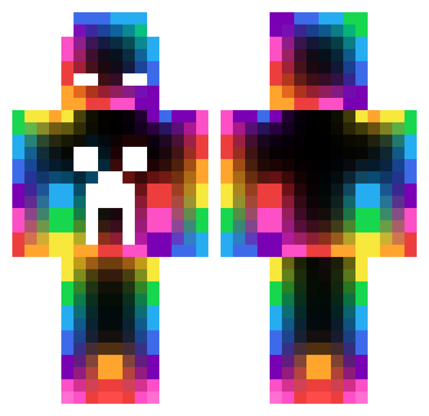 youngcrackmartin Minecraft skin, front and back view