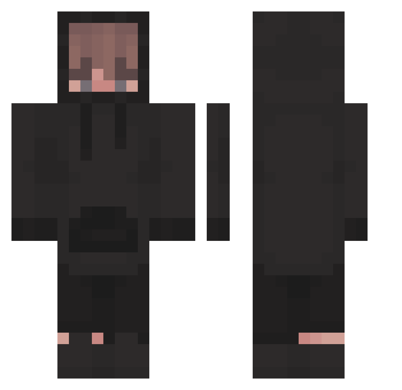 epdg_ Minecraft skin, front and back view