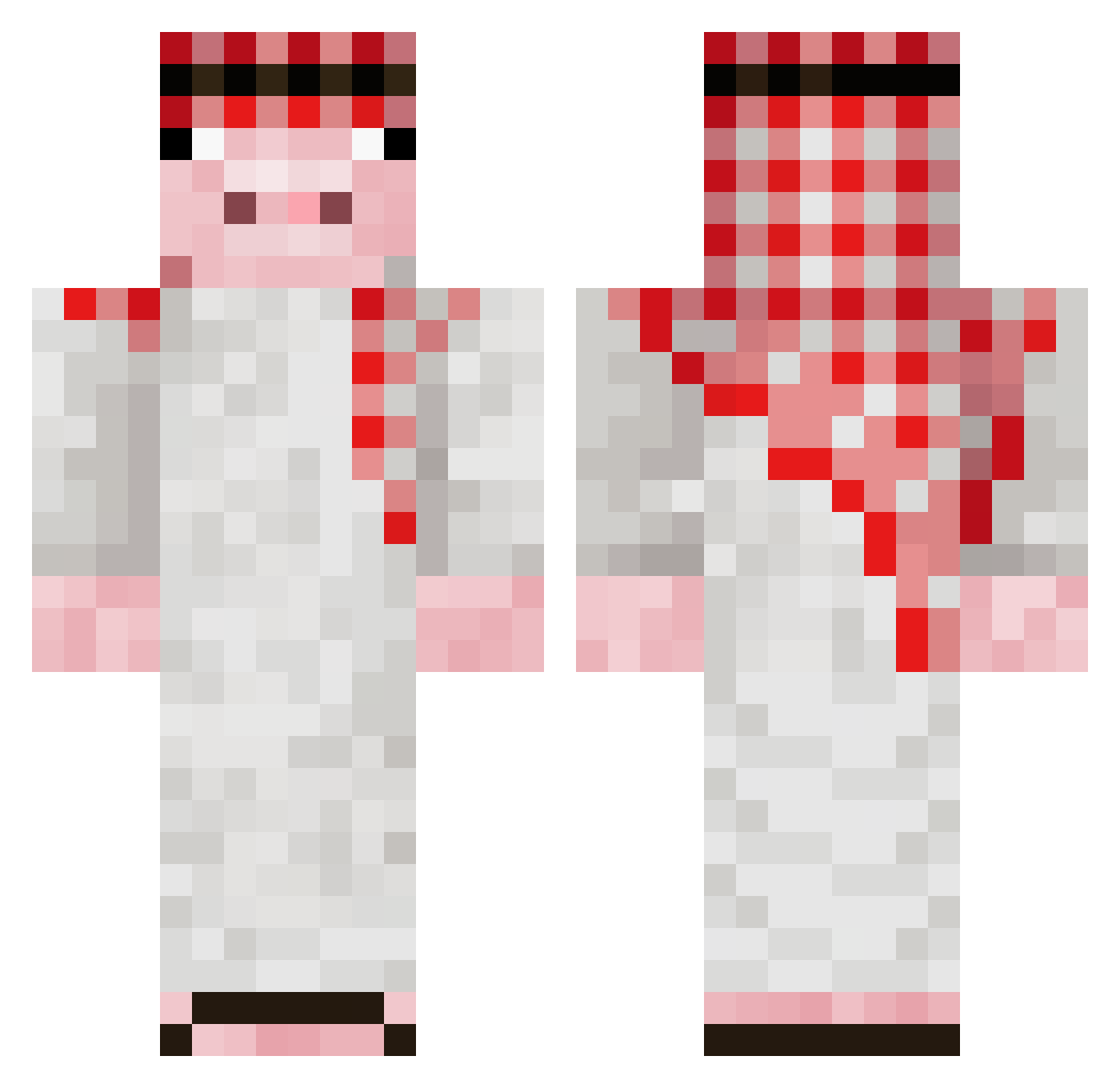 Mr_Grahamka Minecraft skin, front and back view