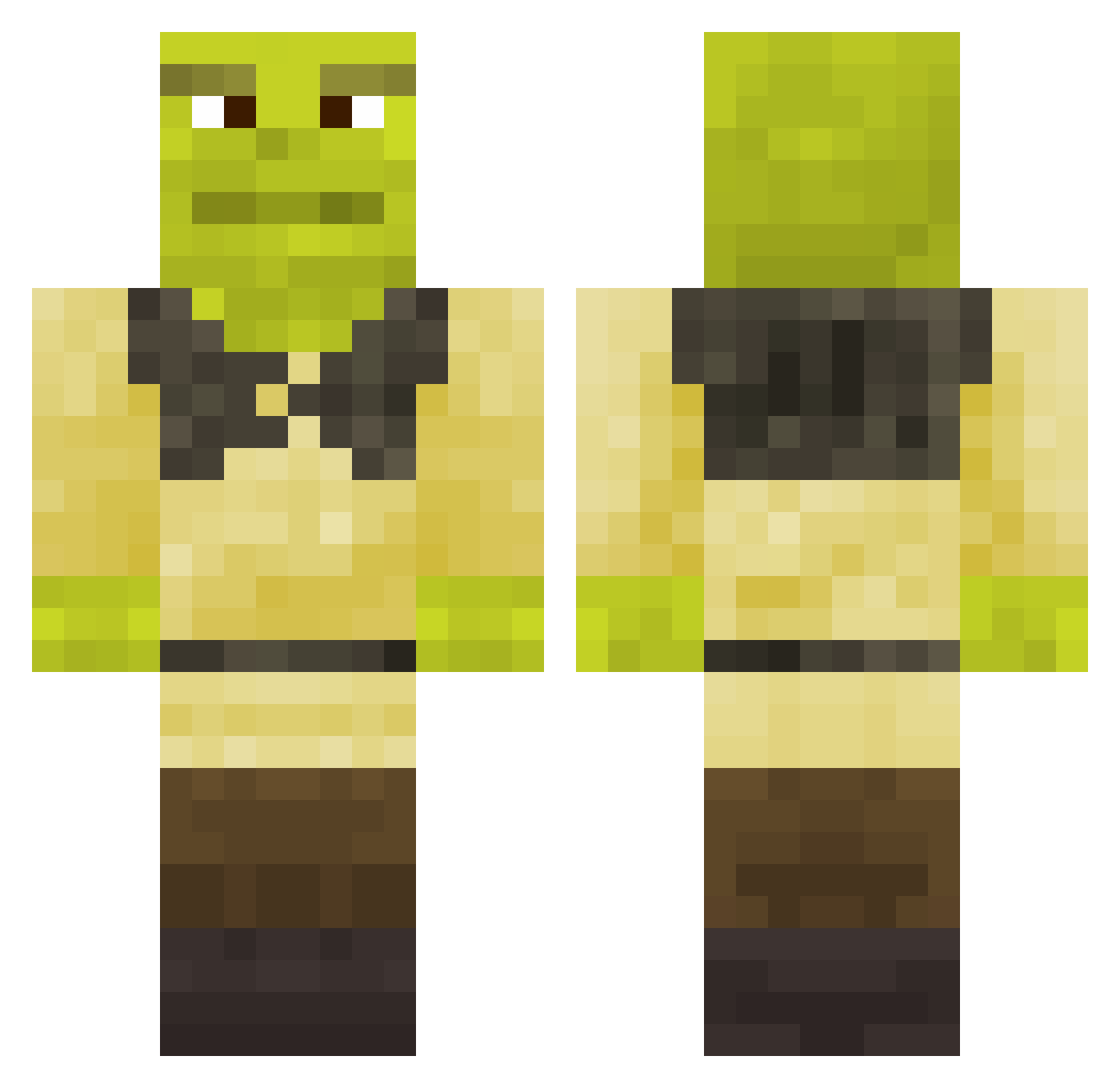 storcola69_21 Minecraft skin, front and back view