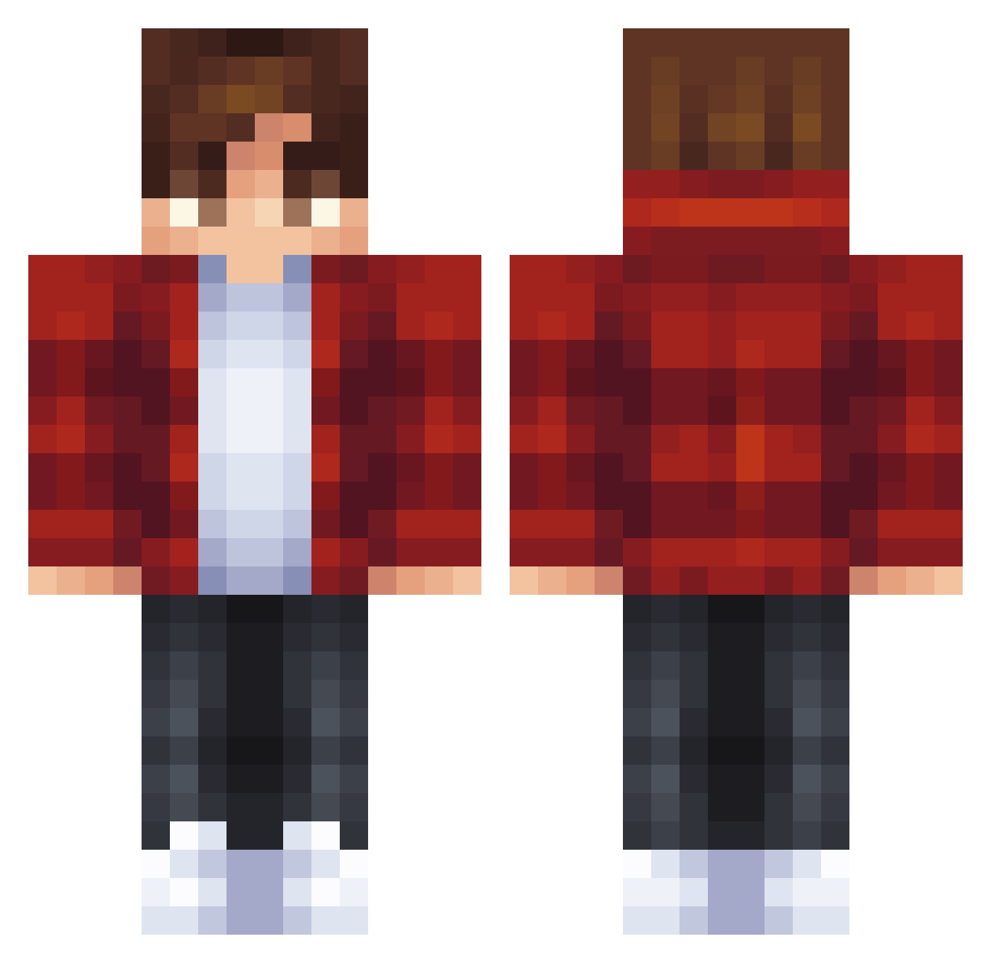CManuel05 Minecraft skin, front and back view