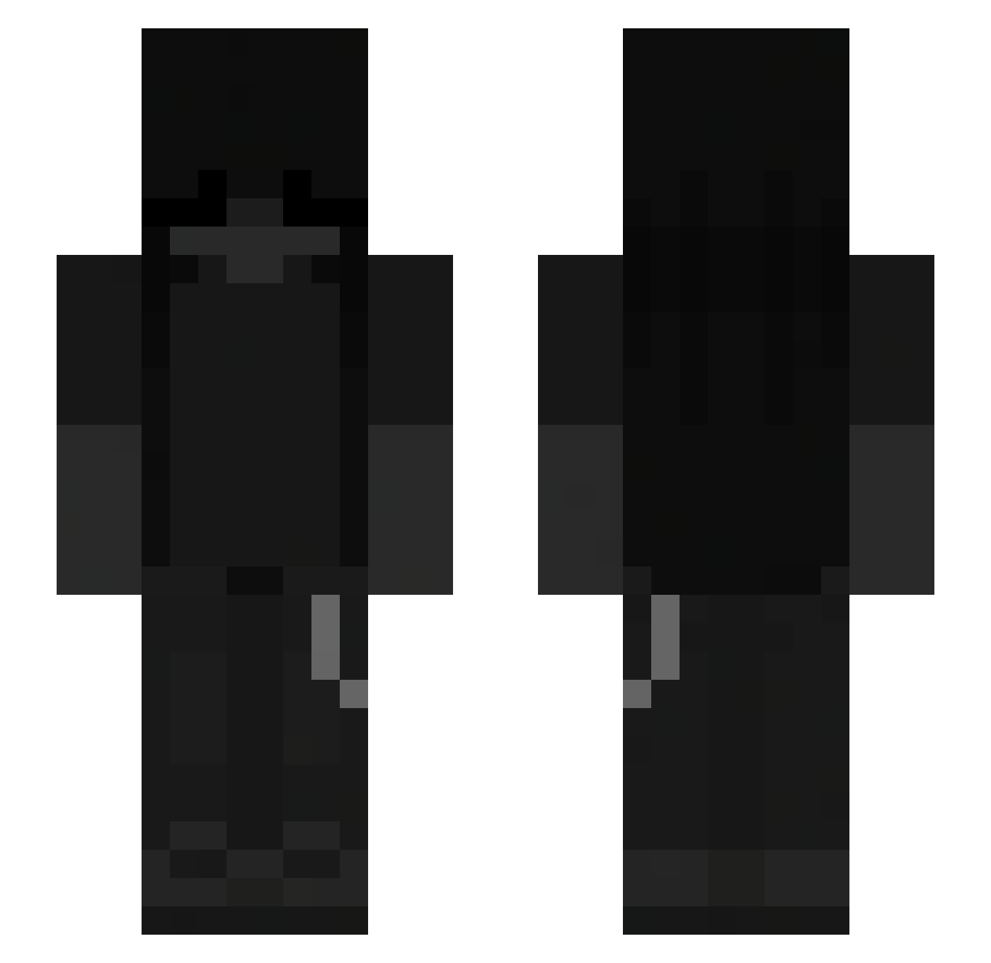 MalwareJumb0 Minecraft skin, front and back view