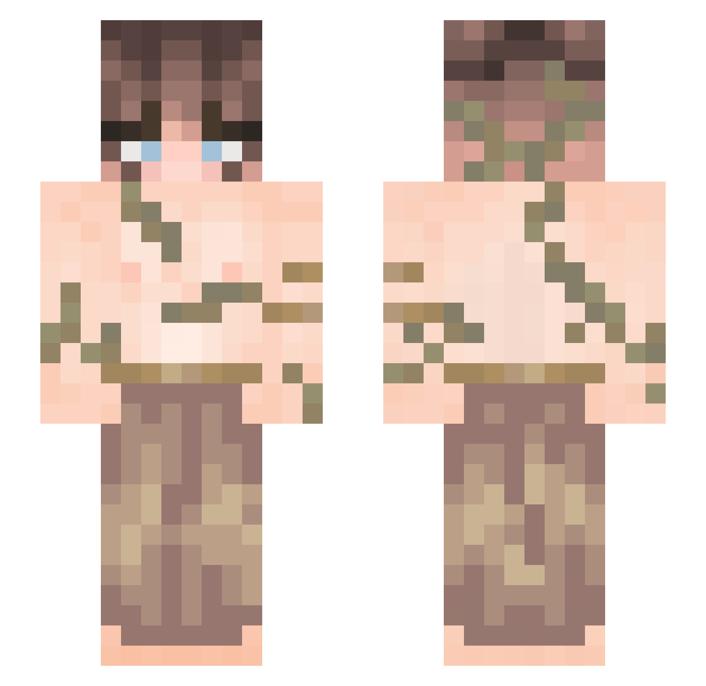 _Bxnnz_ Minecraft skin, front and back view