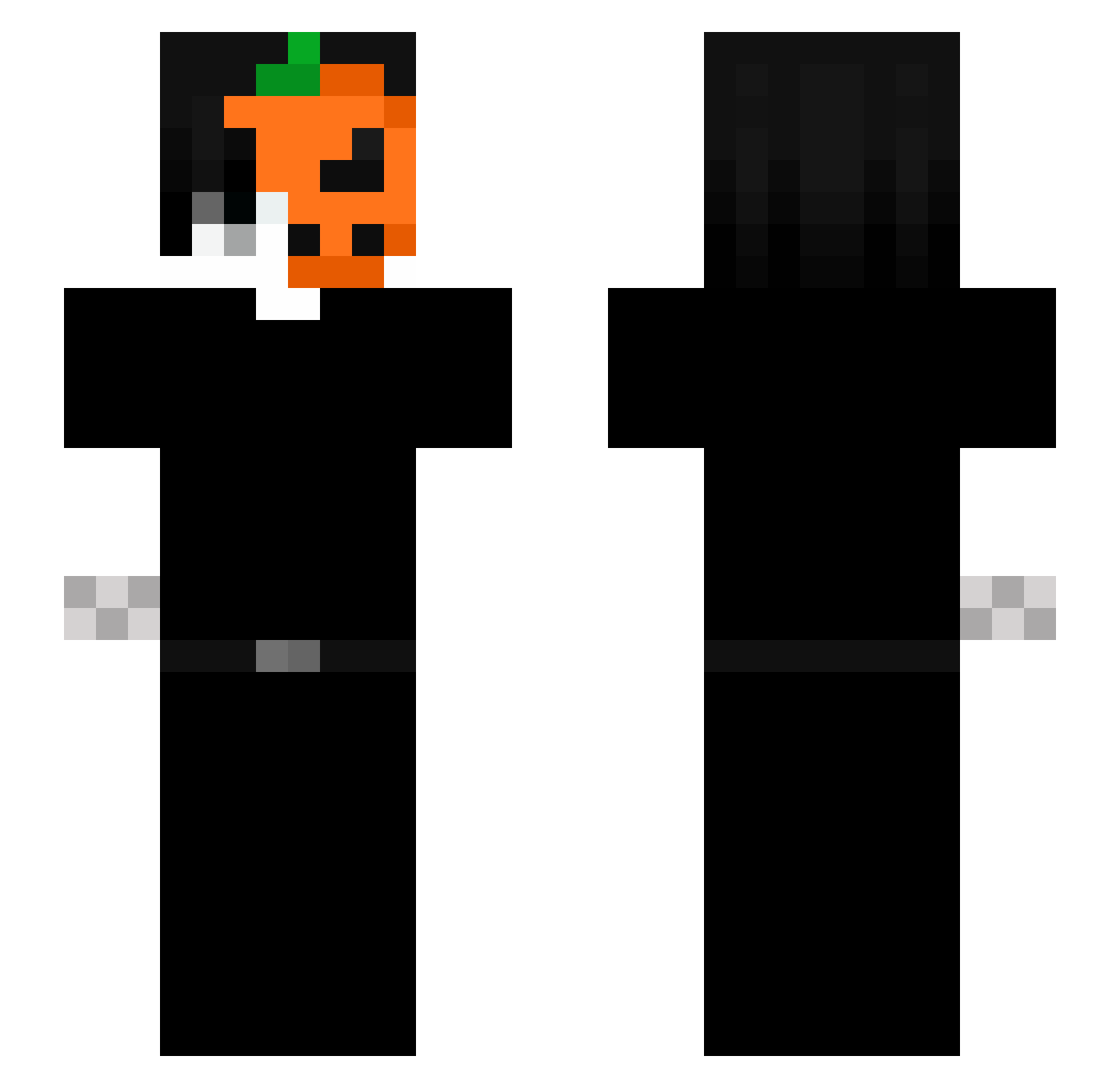 tymekszef Minecraft skin, front and back view