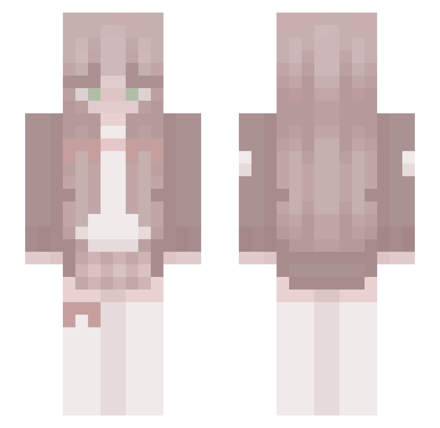 shan_cin Minecraft skin, front and back view