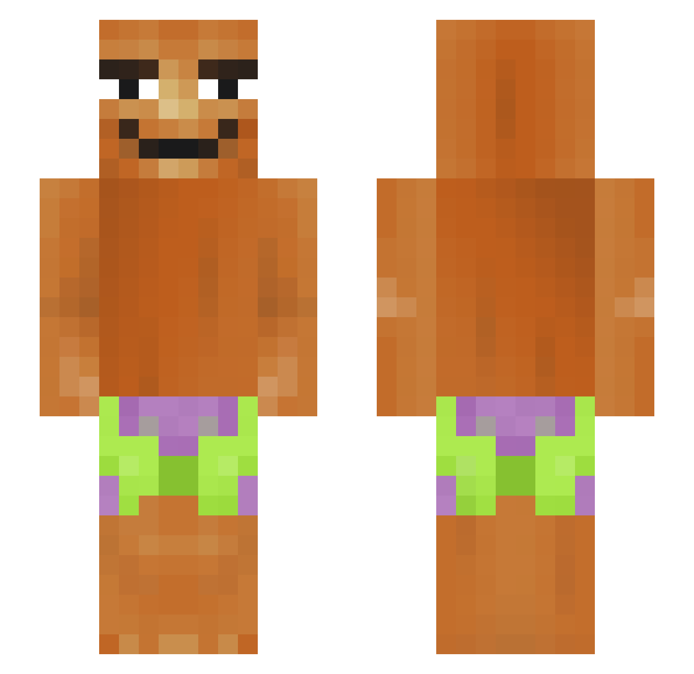 n1pr0 Minecraft skin, front and back view