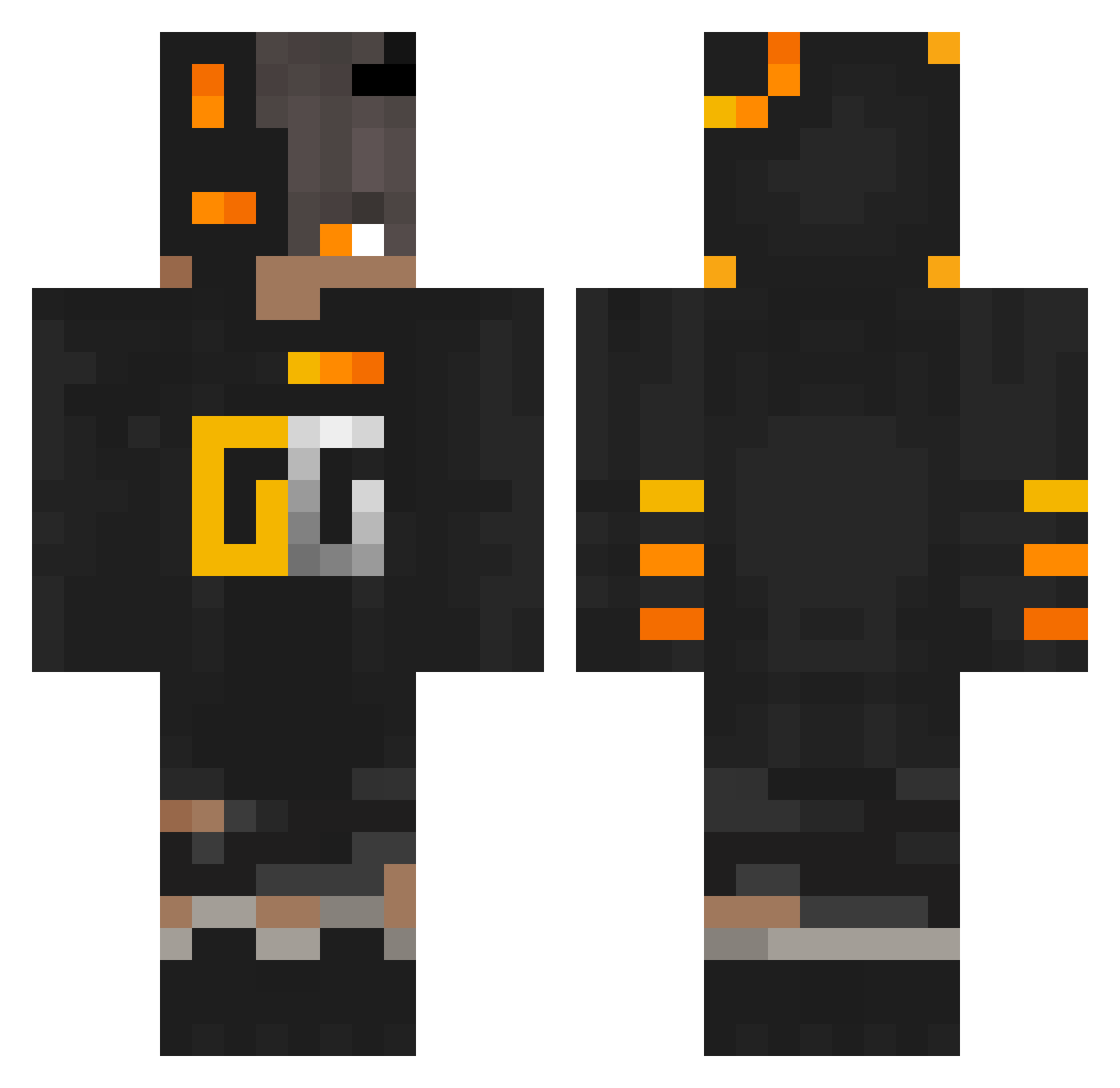 _Maxi_15Pro_YT__ Minecraft skin, front and back view