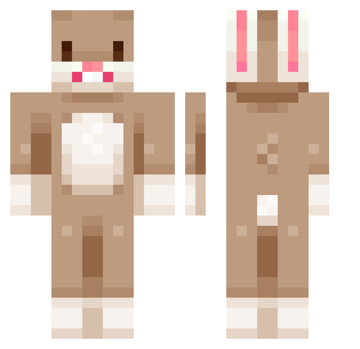 Elias1411 Minecraft skin, front and back view