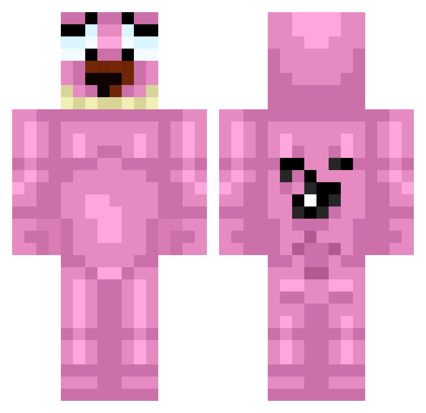 markoviwe Minecraft skin, front and back view