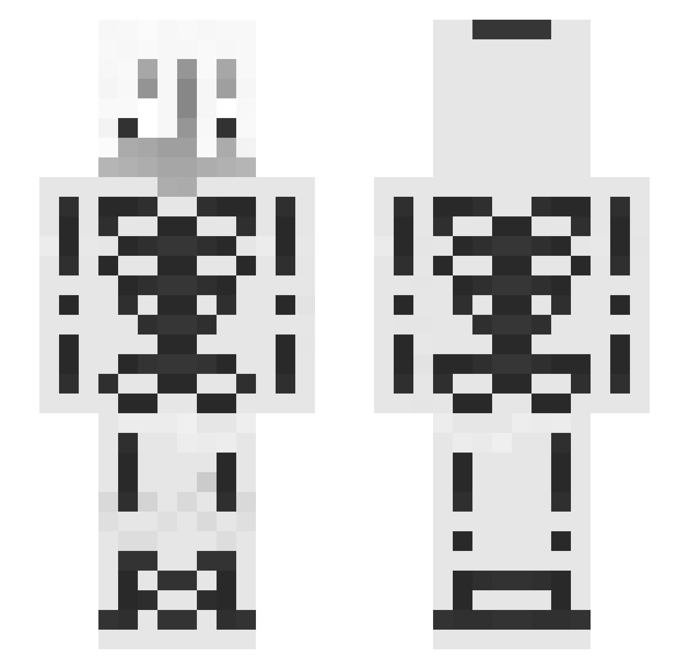 laaaandon Minecraft skin, front and back view