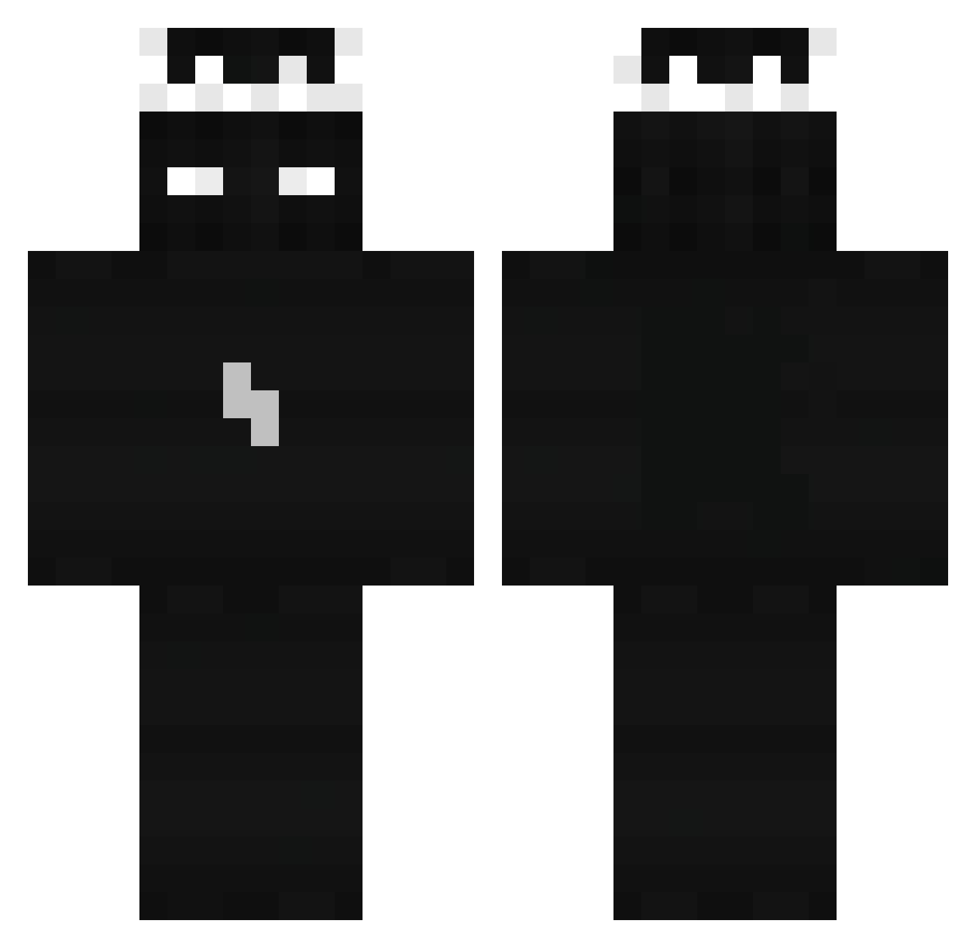 _bnxs Minecraft skin, front and back view