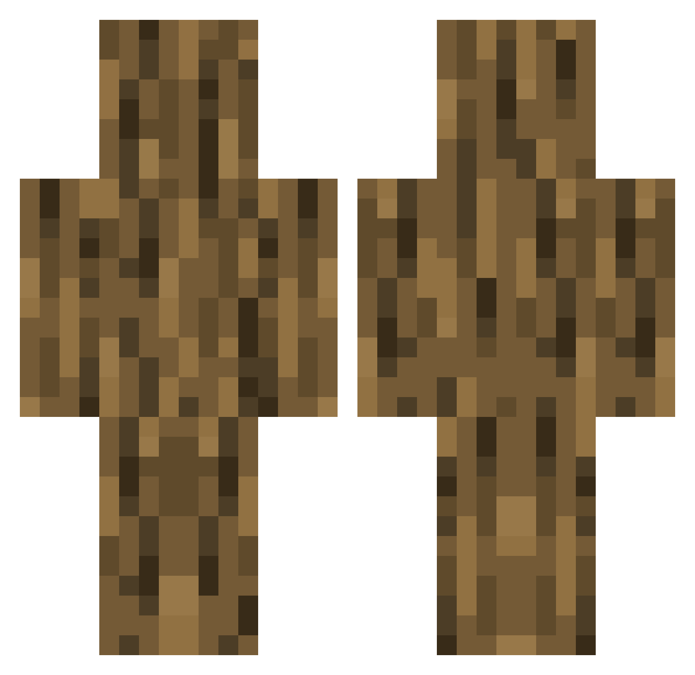 S_RAH Minecraft skin, front and back view