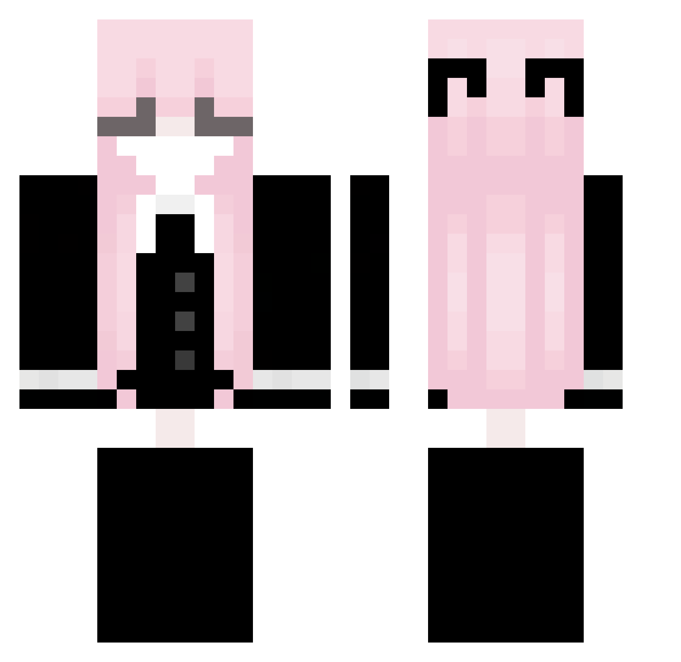 COSMIN1501 Minecraft skin, front and back view
