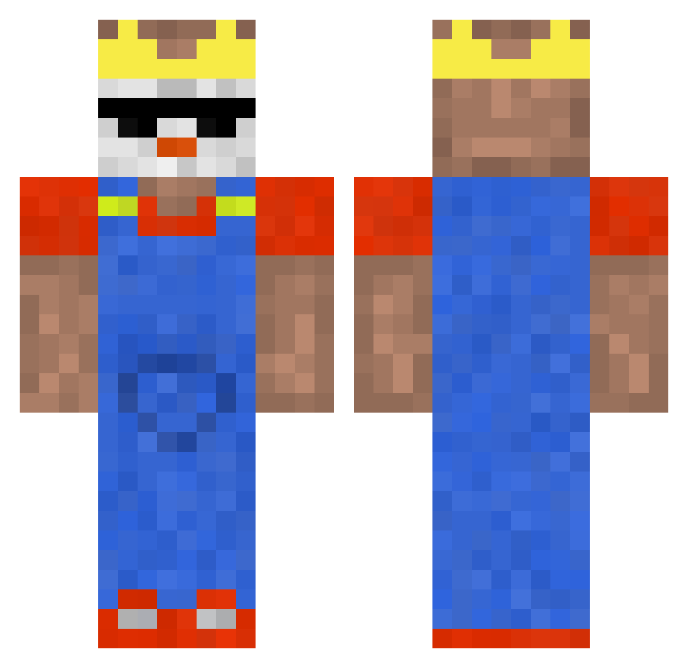 pta_tchoupi Minecraft skin, front and back view
