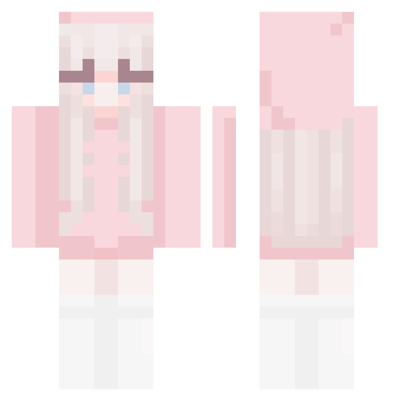 valerietulip Minecraft skin, front and back view