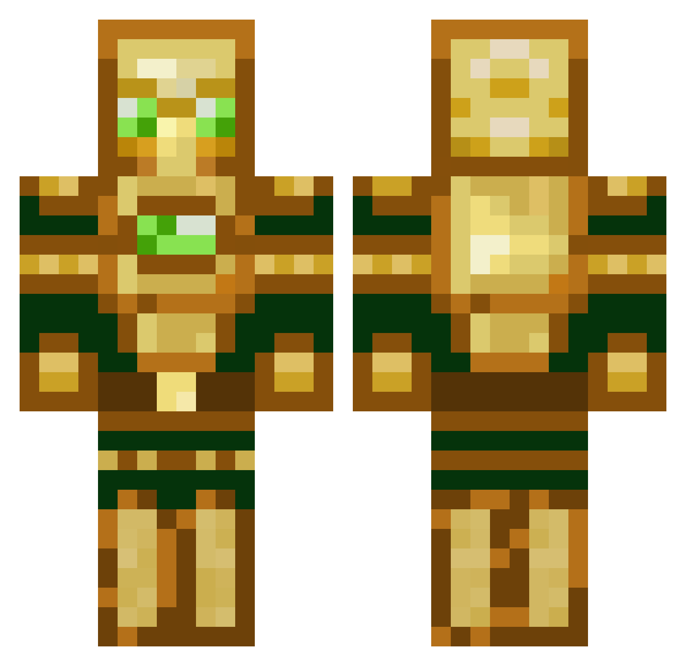 __You_ Minecraft skin, front and back view
