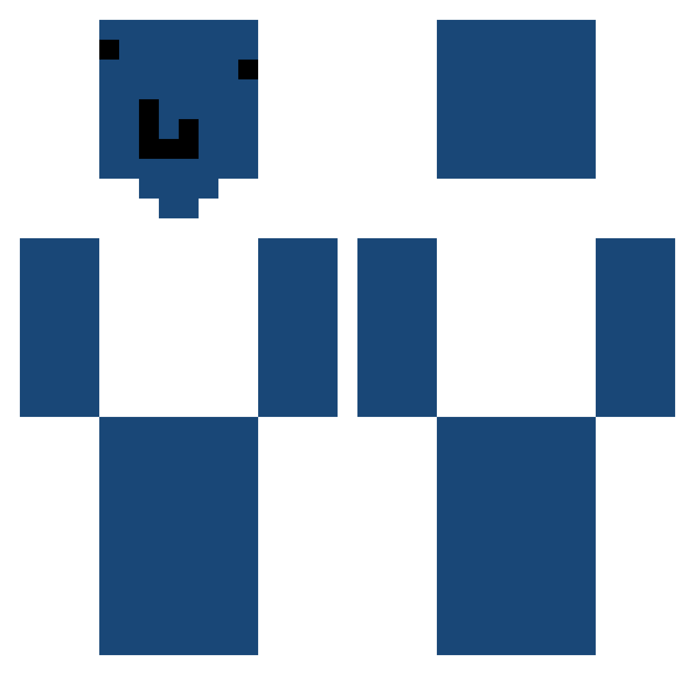 MaorRasin Minecraft skin, front and back view