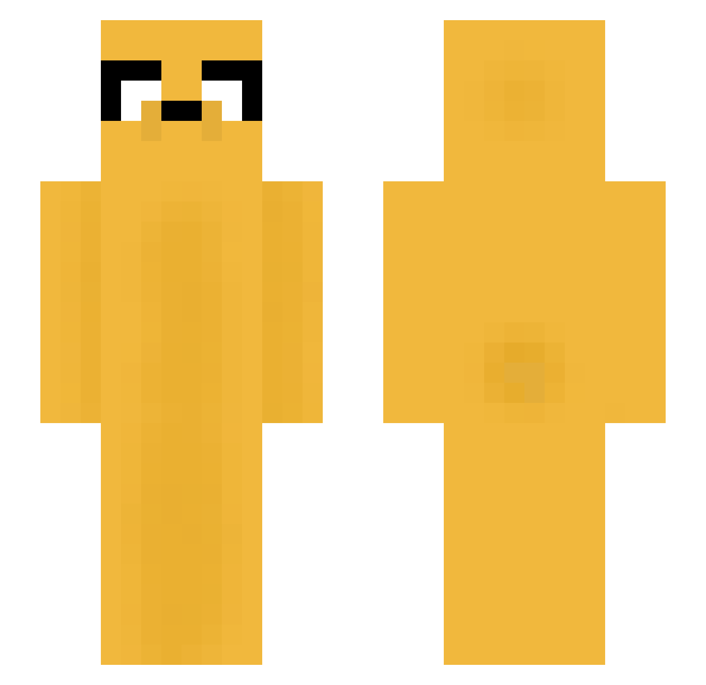 IsaacXD__ Minecraft skin, front and back view