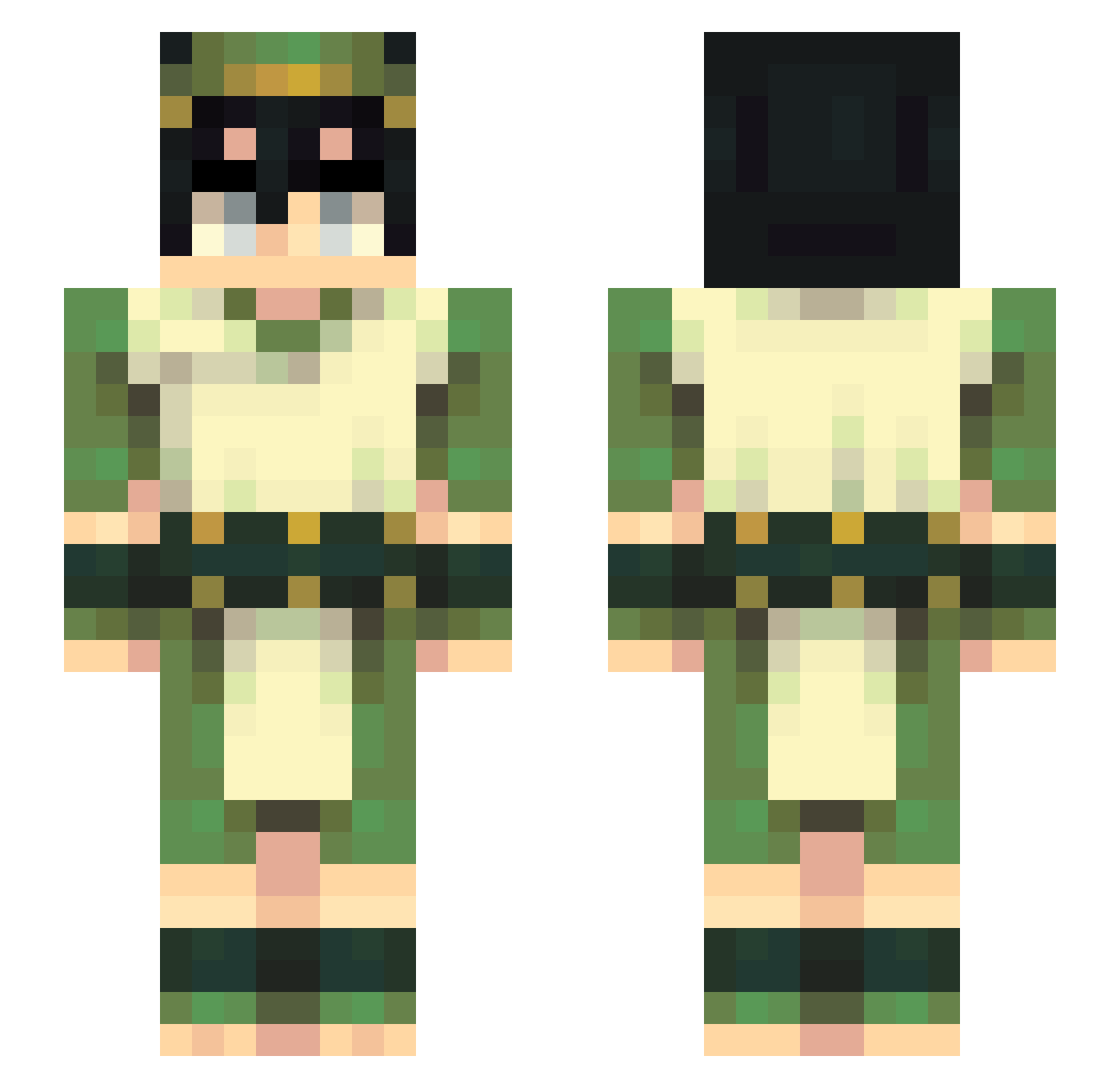 SigurthyIsGreat Minecraft skin, front and back view