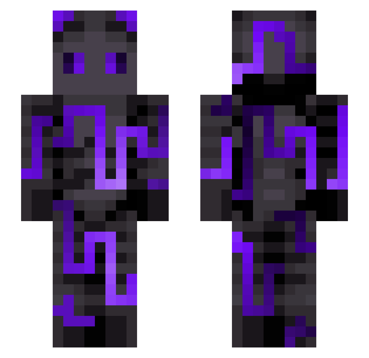 seabeanbo Minecraft skin, front and back view