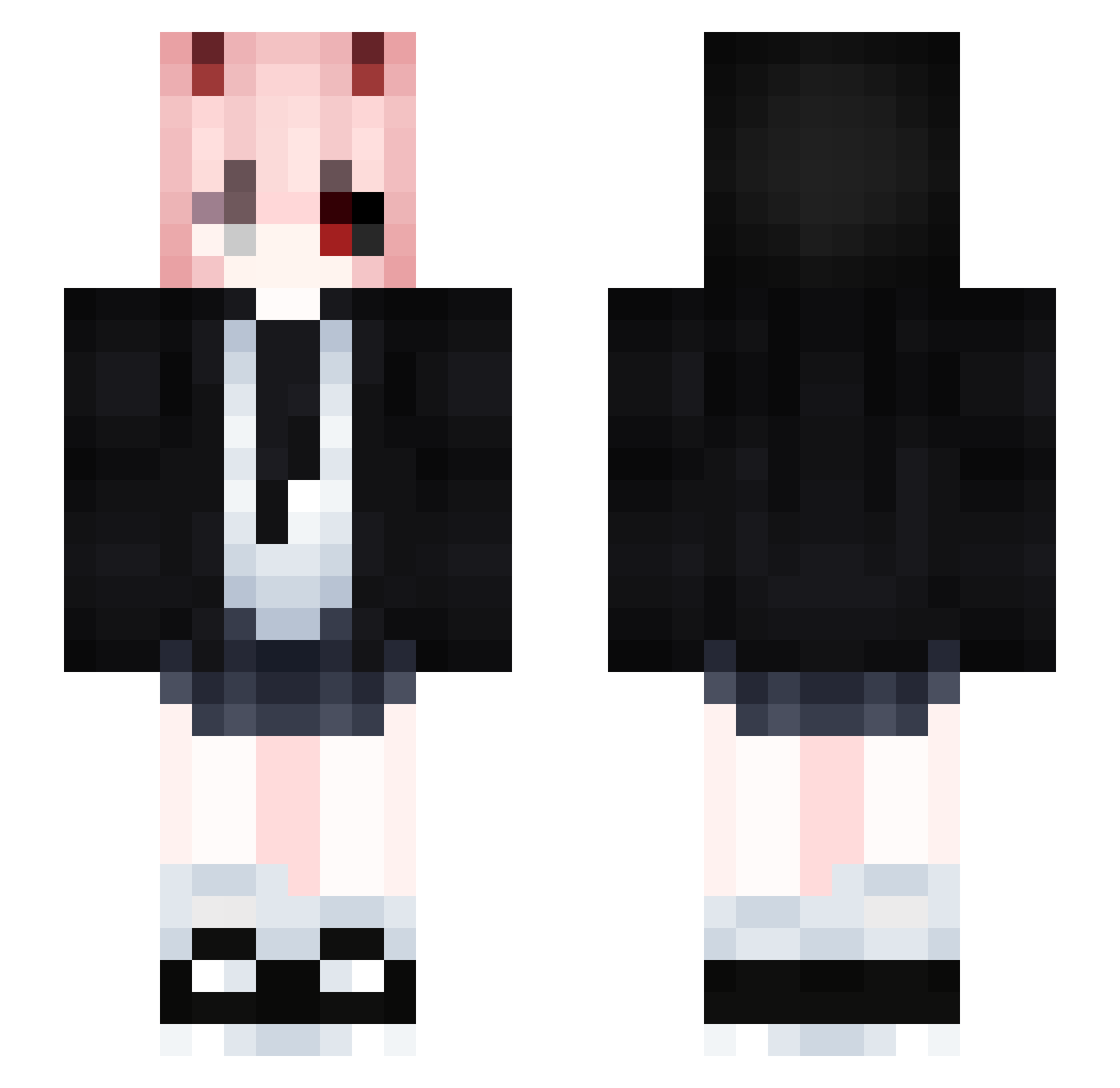 TomatoSun_ Minecraft skin, front and back view