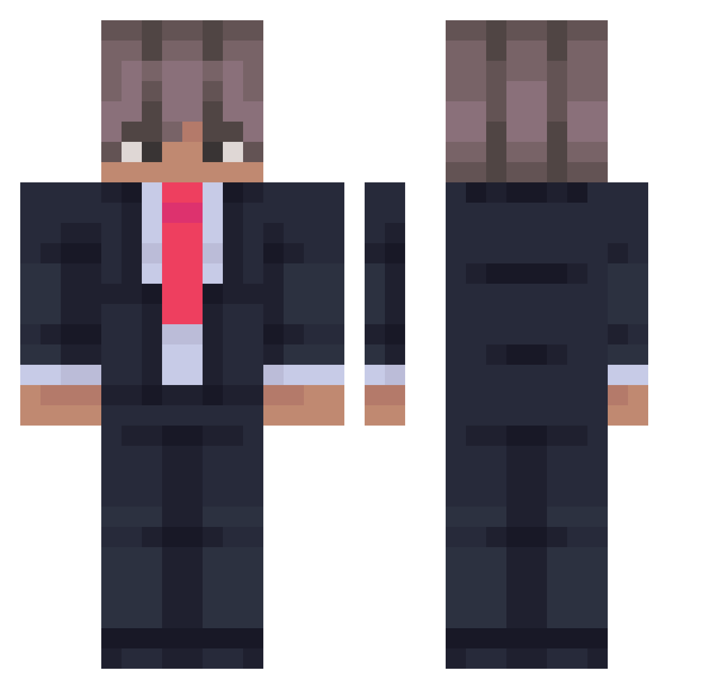 netanel_the_king Minecraft skin, front and back view